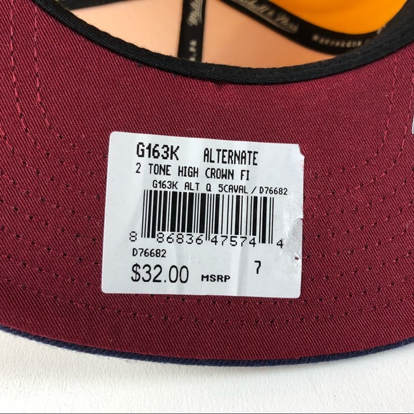 Cleveland Cavs Mitchell & Ness Fitted Hat NWT - Picture 5 of 7
